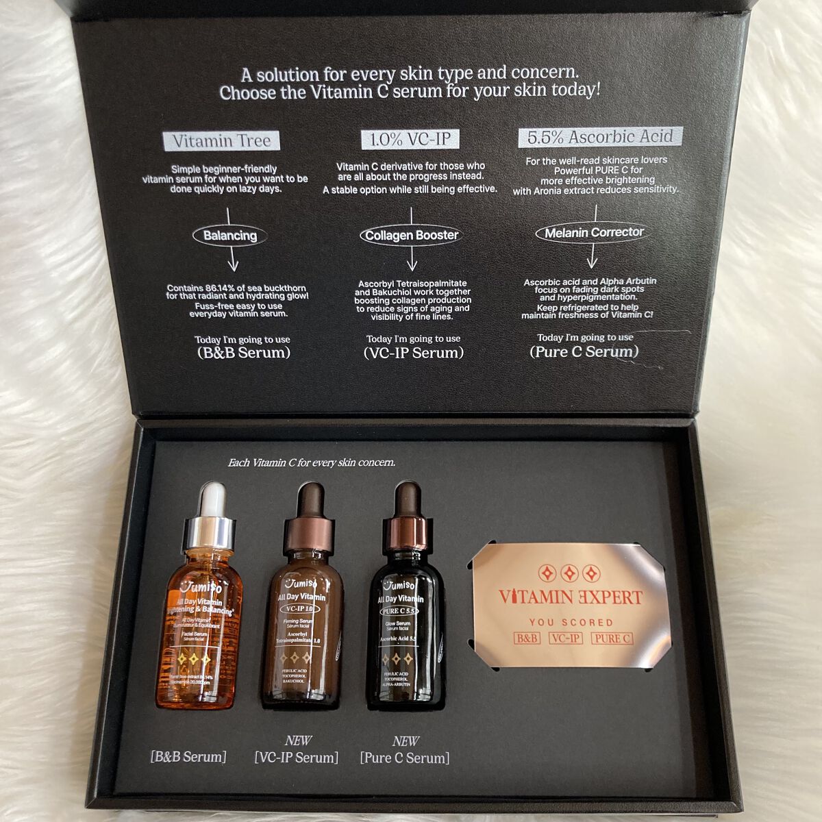 オールデイビタミンブライトニング＆バランシングフェイシャルセラム/JUMISO/美容液を使ったクチコミ（2枚目）