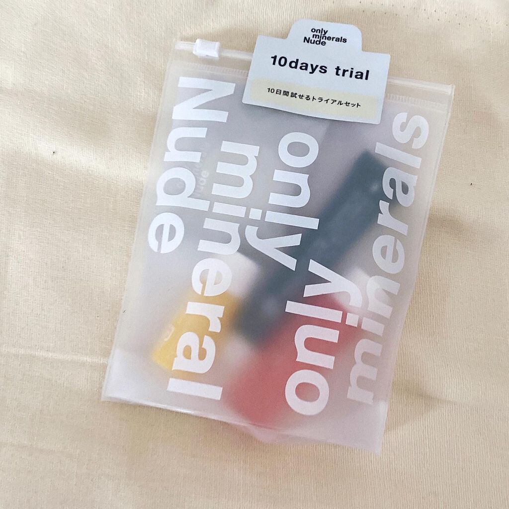 オンリーミネラル Nude 10days トライアル/ONLY MINERALS/トライアルキットを使ったクチコミ(2枚目)