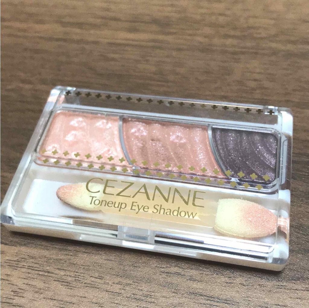 トーンアップアイシャドウ/CEZANNE/アイシャドウパレットを使ったクチコミ(1枚目)