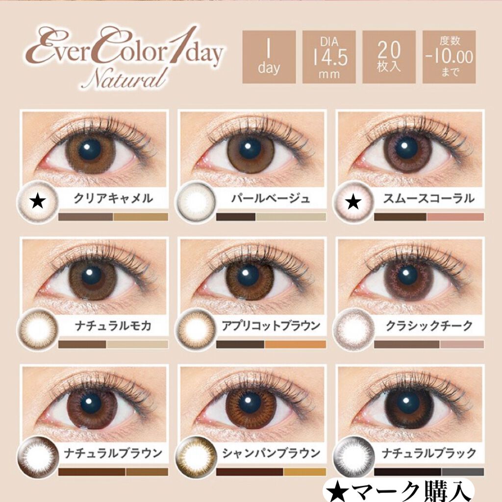 エバーカラーワンデーナチュラル モイストレーベルUV/エバーカラー/ワンデー(1DAY)カラコンを使ったクチコミ(8枚目)