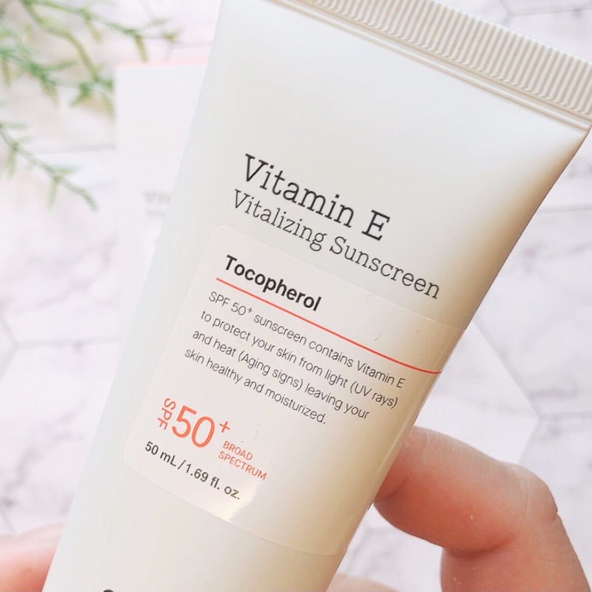 ビタミンEバイタライジングUVクリーム　SFP50＋/COSRX/日焼け止めクリームを使ったクチコミ（3枚目）