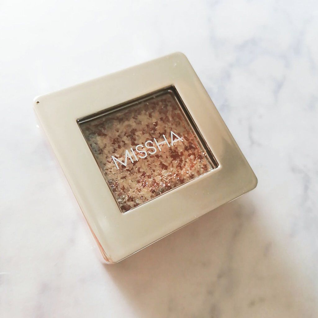 グリッタープリズム シャドウ/MISSHA/グリッターを使ったクチコミ（3枚目）