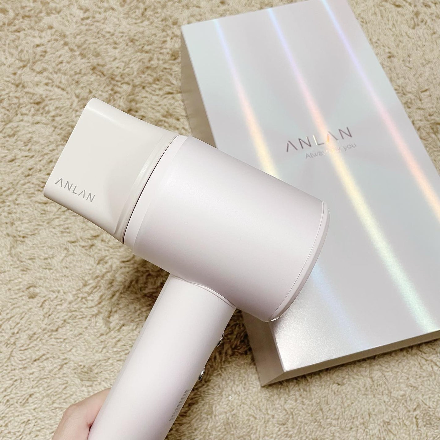 ダブルケアドライヤー/ANLAN/ドライヤーを使ったクチコミ(7枚目)