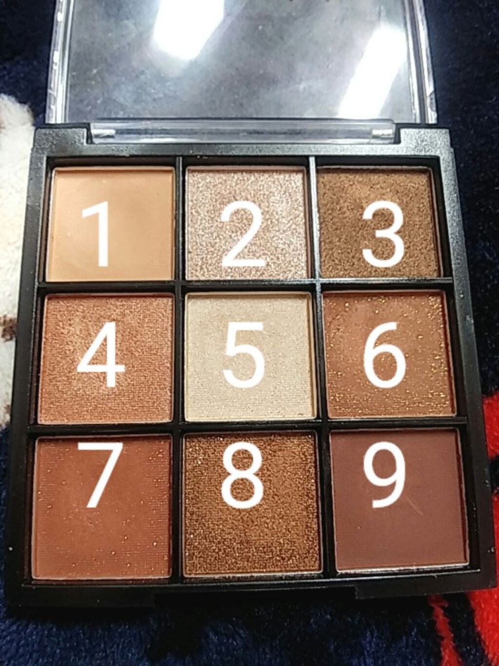 UR GLAM BLOOMING EYE COLOR PALETTE/U R GLAM/アイシャドウパレットを使ったクチコミ(3枚目)