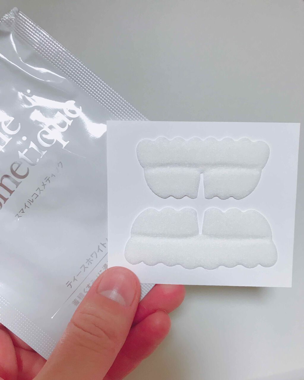 プレミアム ティースホワイトパック/Smile Cosmetique/その他オーラルケアを使ったクチコミ（2枚目）