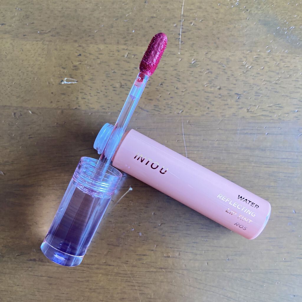 ウォーターリフレクティングリップティント/INTO U/リップティントを使ったクチコミ（3枚目）