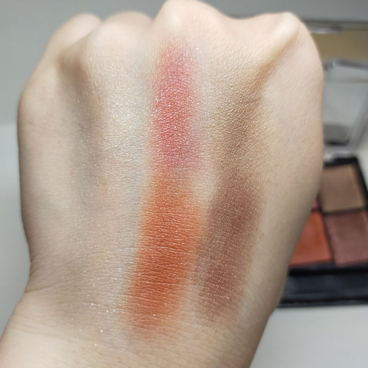 トーンディメンショナルパレット EX-1 レッドブラウン系/KATE/メイクアップキットを使ったクチコミ（3枚目）