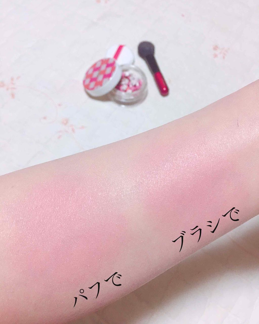 ブラッシュ イン キャピタルズ/LANCOME/パウダーチークを使ったクチコミ（3枚目）