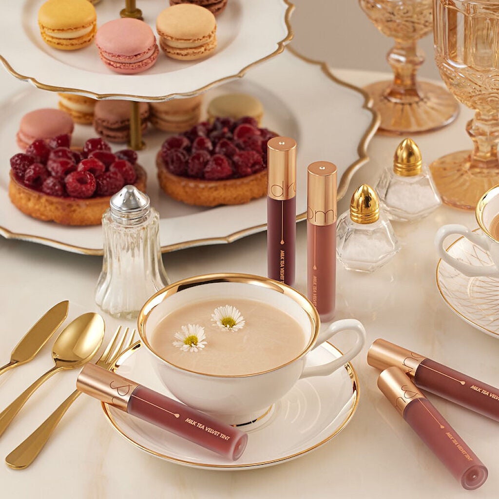 ミルクティーベルベットティント/rom&nd/リップティントを使ったクチコミ(4枚目)