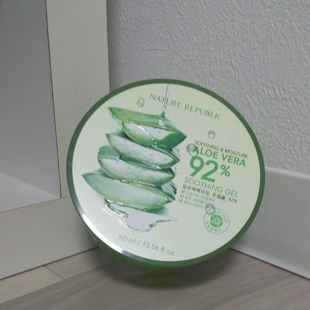 マイルド&モイスチャーアロエジェル/ネイチャーリパブリック/ボディローションを使ったクチコミ(1枚目)