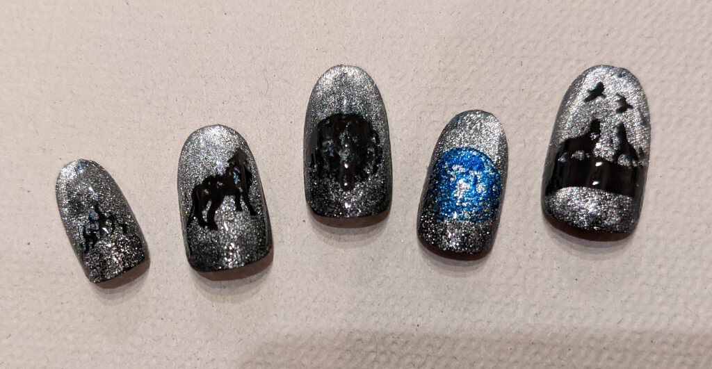 ジェルネイル（ライト対応）/セリア/ジェルネイルを使ったクチコミ（1枚目）