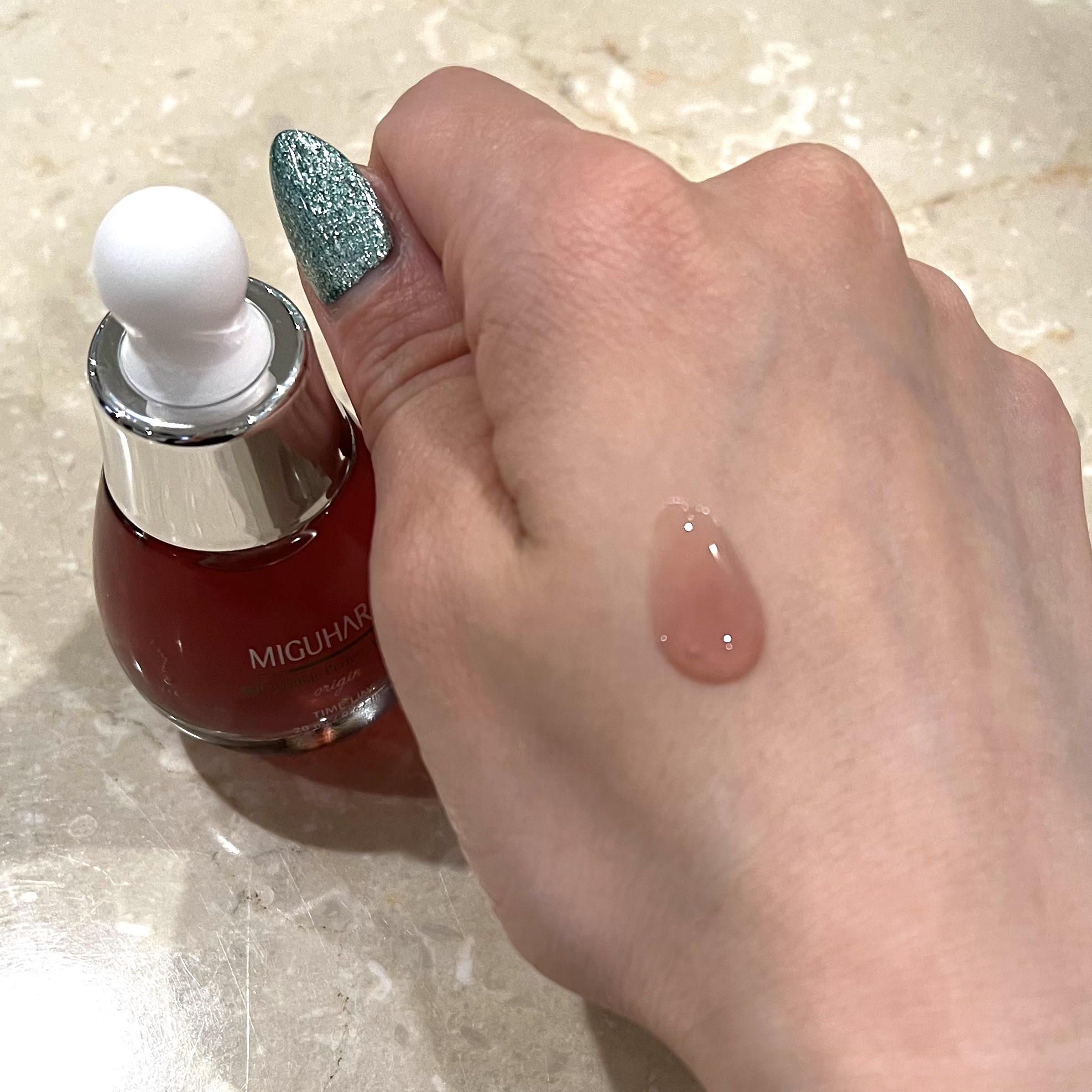 アンチリンクルエフェクトアンプルオリジン/MIGUHARA/美容液を使ったクチコミ（3枚目）