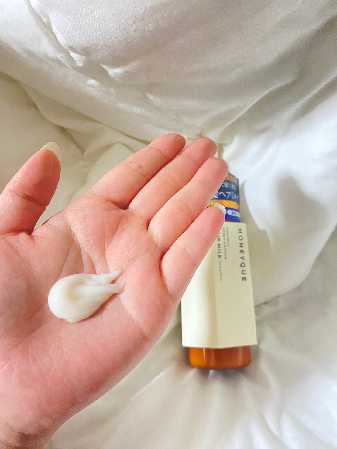 ナイトリペア 2WAY ヘアミルク モイスト/ハニーク/ヘアミルクを使ったクチコミ(2枚目)