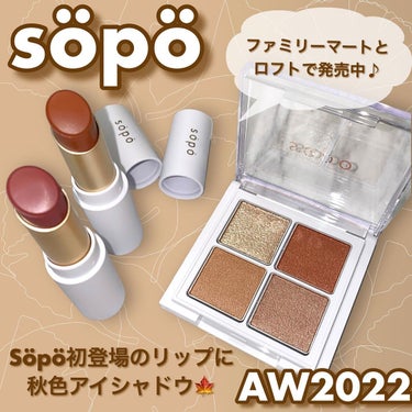 アイパレット/sopo/パウダーアイシャドウを使ったクチコミ（1枚目）