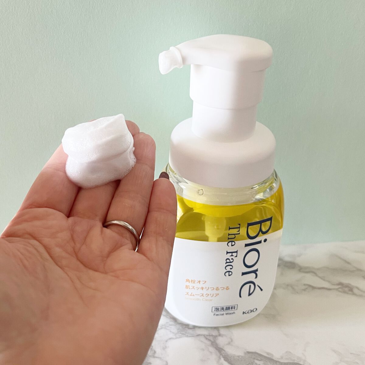 ビオレ ザフェイス 泡洗顔料 スムースクリア/ビオレ/泡洗顔を使ったクチコミ（2枚目）