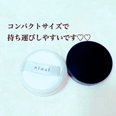 ninal ninal ルースパウダーのクチコミ「ninal
ルースパウダー00

SPF21 / PA++ 6g　
日焼け止め効果もあるのも◎.....」（2枚目）