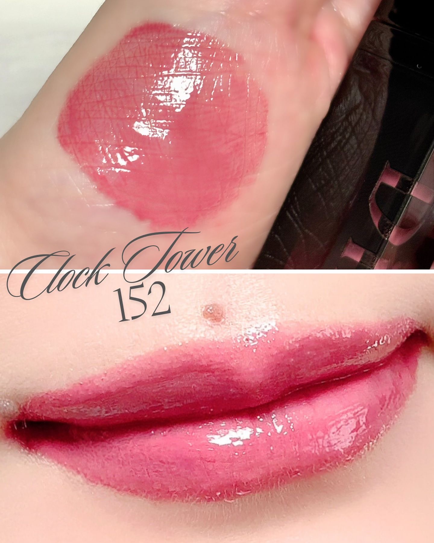 ディープキスド プランピング リップエナメル/Dinto/リップグロスを使ったクチコミ（2枚目）