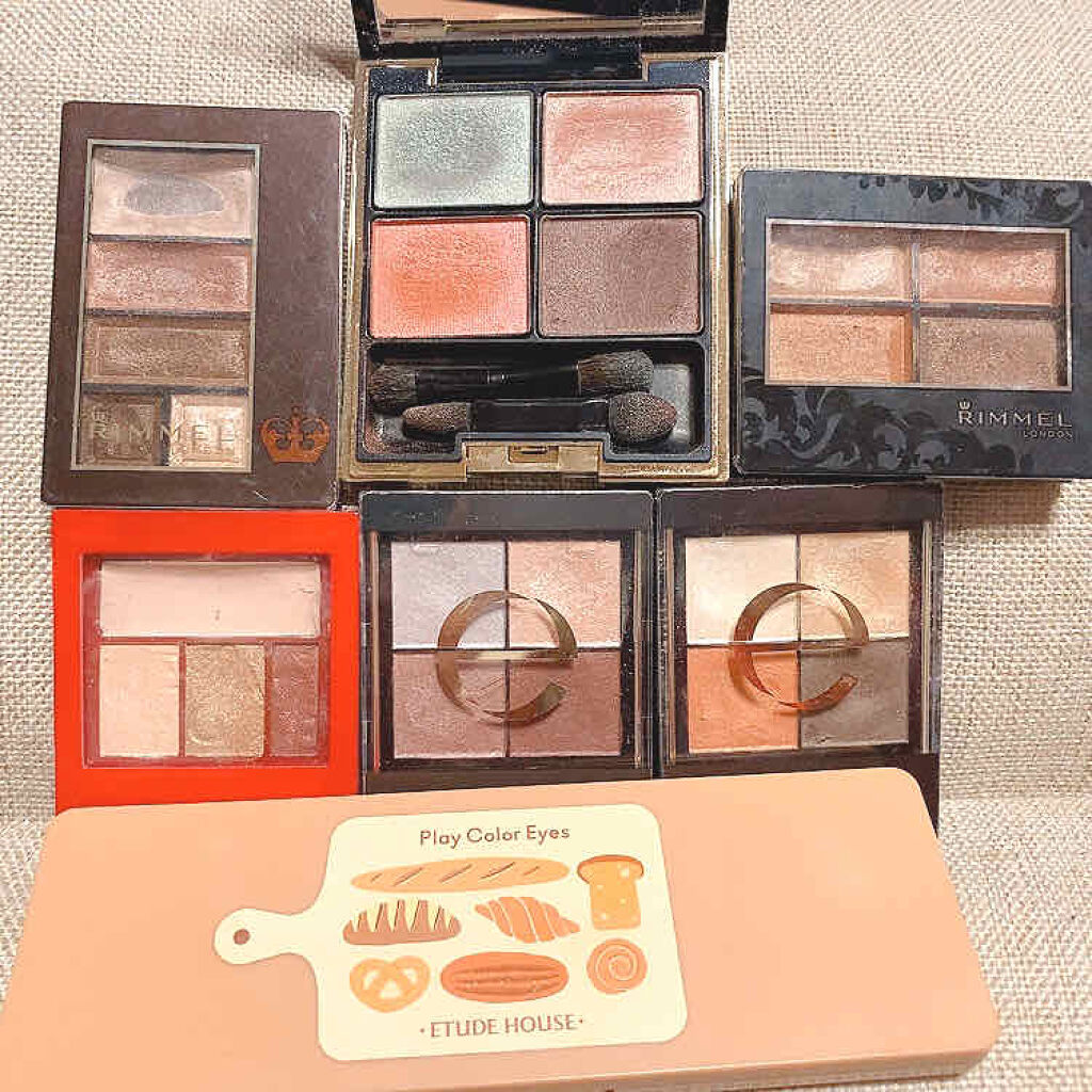 アクセントカラーアイズ CC/インテグレート/アイシャドウパレットを使ったクチコミ（2枚目）