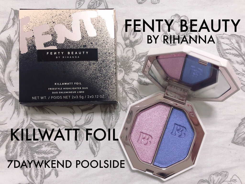 KILLAWATT FREESTYLE HIGHLIGHTER DUO/FENTY BEAUTY BY RIHANNA/パウダーハイライトを使ったクチコミ（1枚目）
