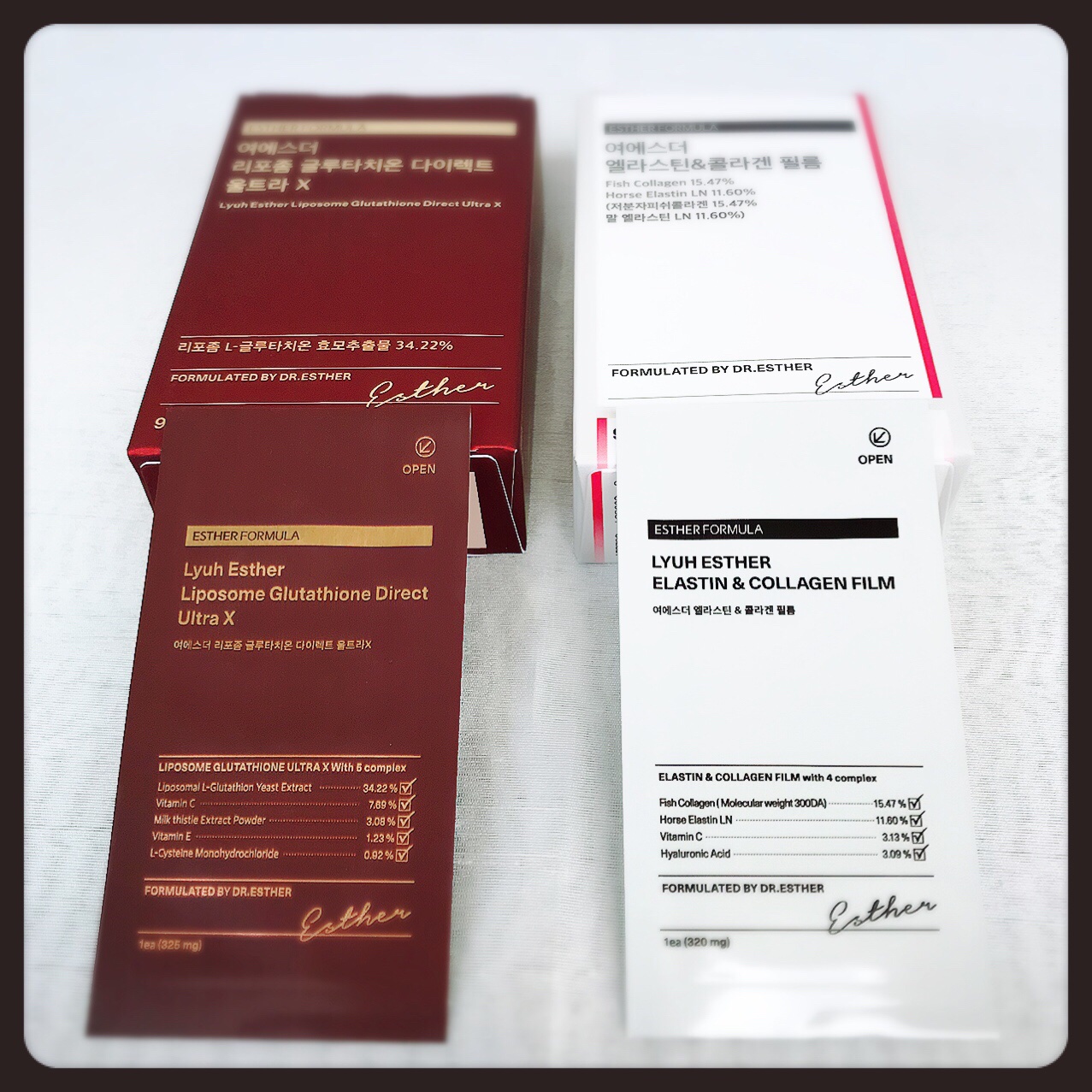 ヨエスターエラスチン＆コラーゲンフィルム/ESTHER FORMULA/健康サプリメントを使ったクチコミ（2枚目）