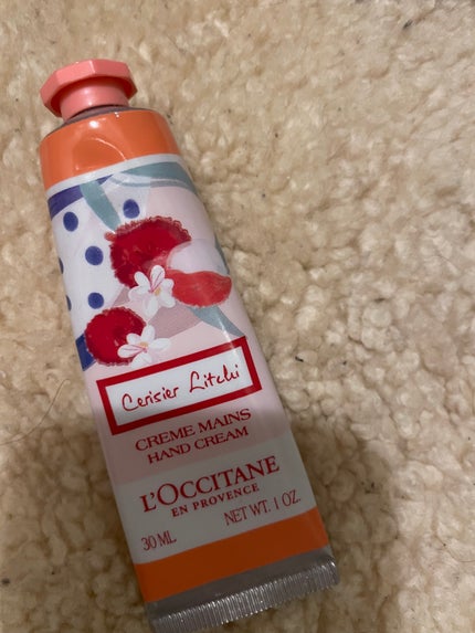 チェリーライチ ハンドクリーム/L'OCCITANE/ハンドクリームを使ったクチコミ(1枚目)