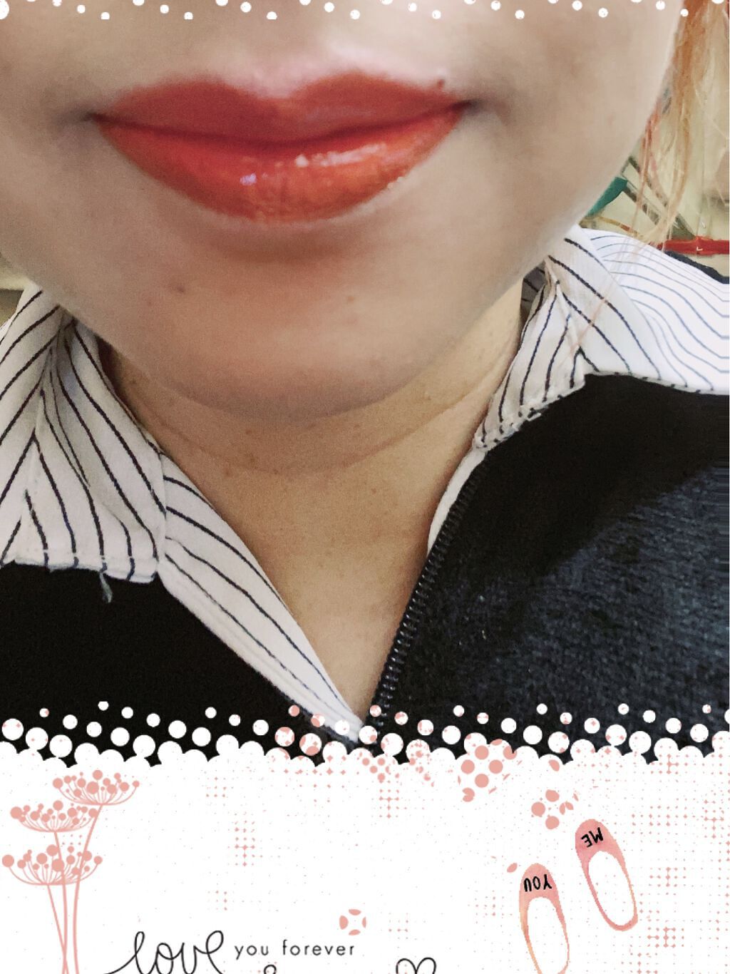 ジューシーラスティングティント/rom&nd/リップティントを使ったクチコミ（3枚目）