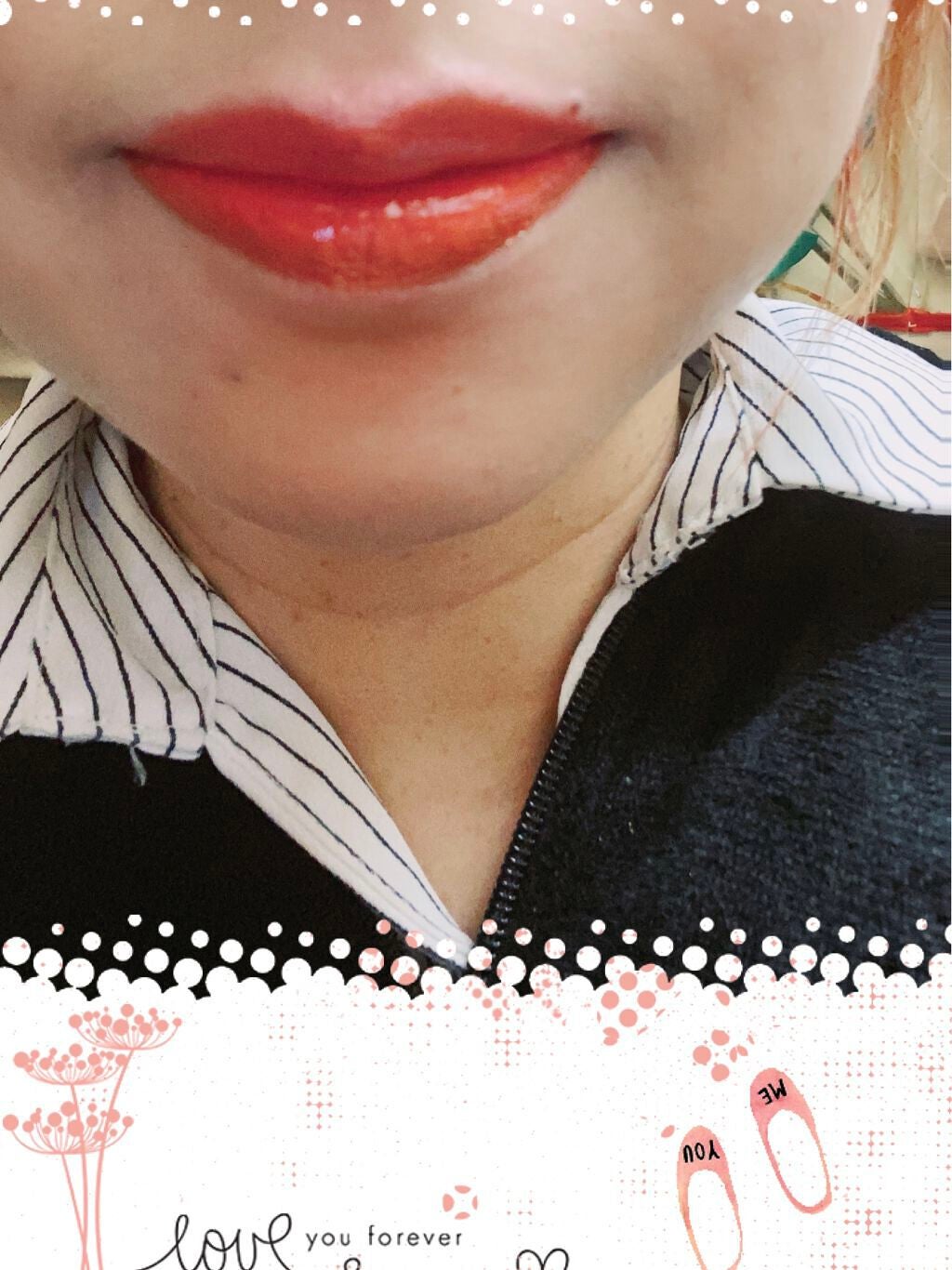 ジューシーラスティングティント/rom&nd/リップティントを使ったクチコミ(3枚目)