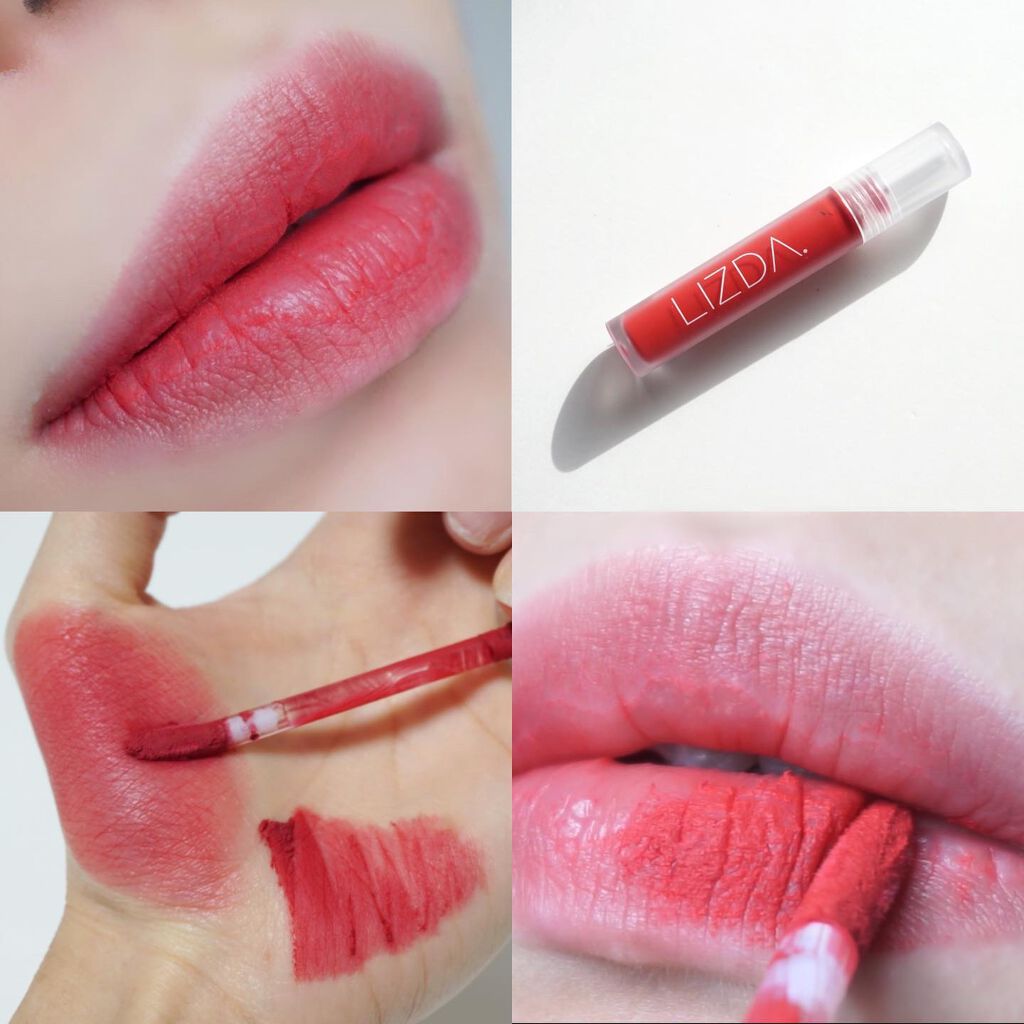 エアフィットベルベットティント/LIZDA/リップティントを使ったクチコミ（1枚目）
