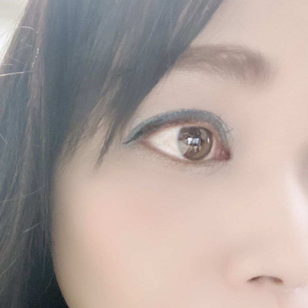 グロウ タッチ アイズ 105 藍灯 -AITOU/SUQQU/リキッドアイシャドウを使ったクチコミ（3枚目）