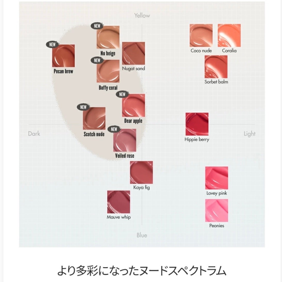 グラスティングメルティングバーム/rom&nd/リップバームを使ったクチコミ(9枚目)