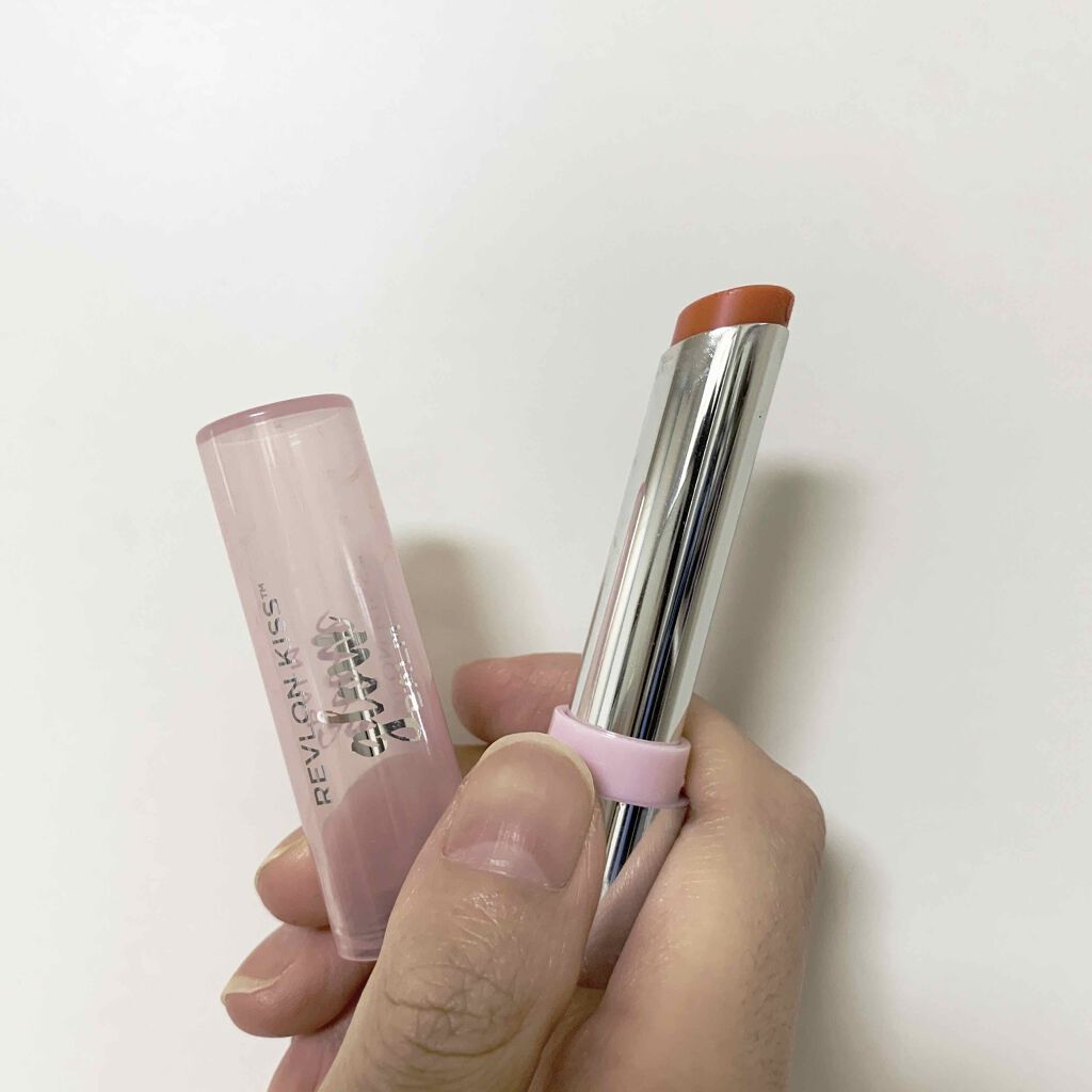 レブロン キス グロウ バーム N 002	ピオニー グロウ/REVLON/口紅を使ったクチコミ（1枚目）