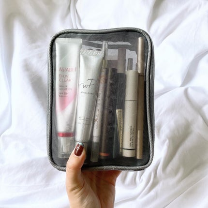 透明ちゃん@LIPSパートナー🤍 on LIPS 「ついに….キャンドゥから…..自立するメッシュ縦型ポーチが出て..」(5枚目)