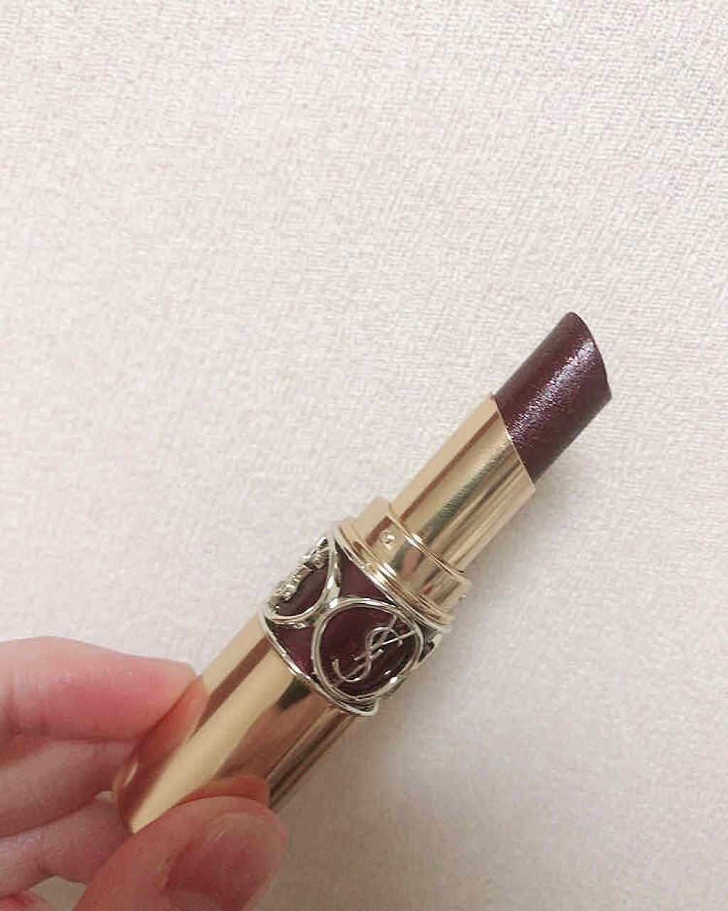 ルージュ ヴォリュプテ シャイン/YVES SAINT LAURENT BEAUTE/口紅を使ったクチコミ(1枚目)