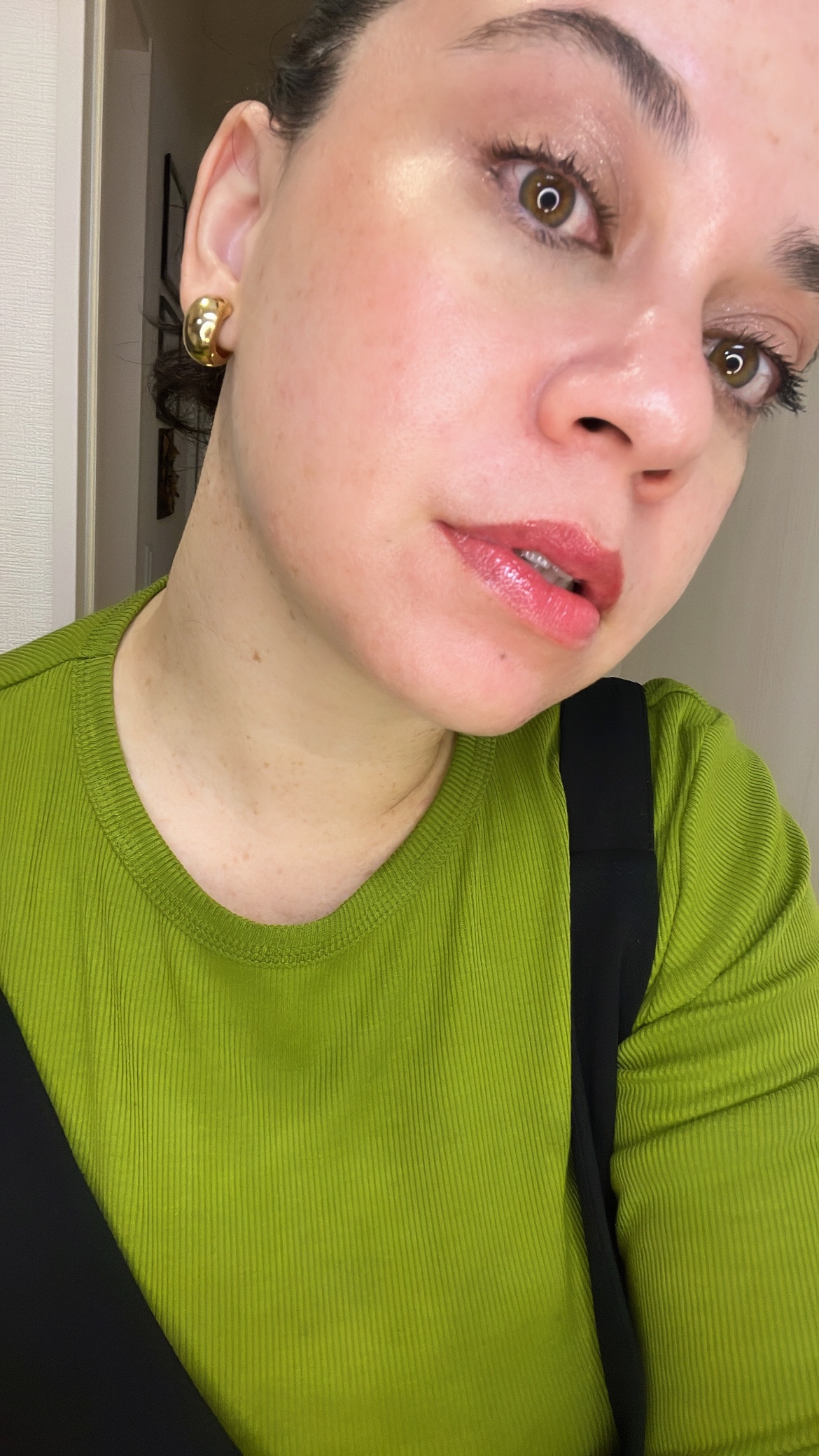 ジェリーイングヌードグロス/Laka/リップグロスを使ったクチコミ（2枚目）