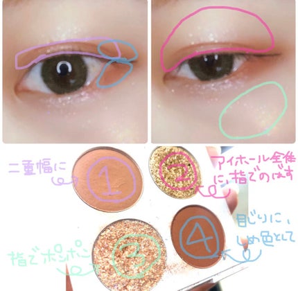 ゲットジュエルパレット/unleashia/アイシャドウパレットを使ったクチコミ(3枚目)