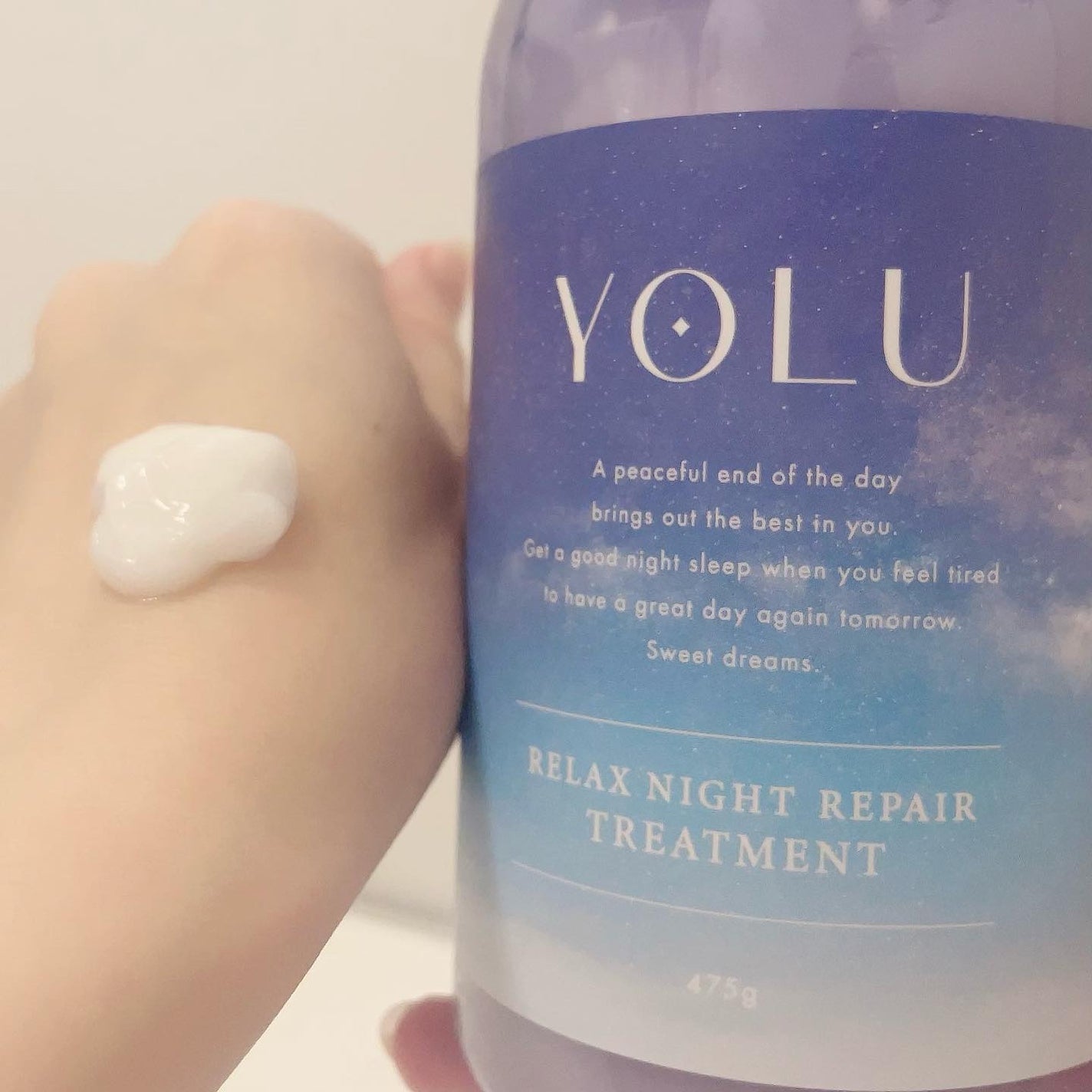 カームナイトリペアシャンプー/トリートメント/YOLU/市販シャンプーを使ったクチコミ(3枚目)