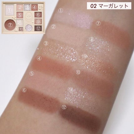 女王のカメオマルチパレット /COLORROSE/マルチパレットを使ったクチコミ(5枚目)
