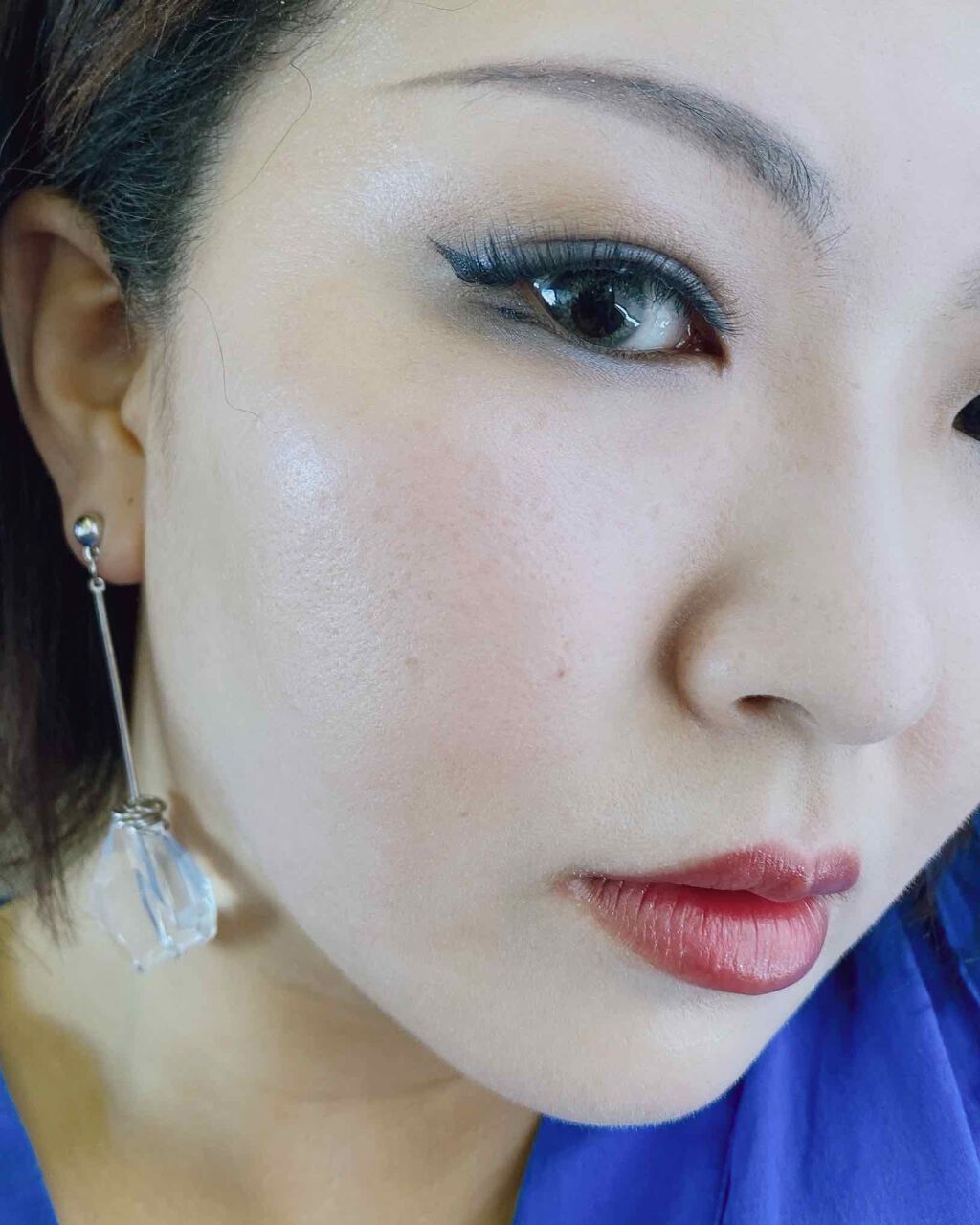 アイカラーレーション EX06 Russian Blue（限定発売）/LUNASOL/アイシャドウパレットを使ったクチコミ（2枚目）