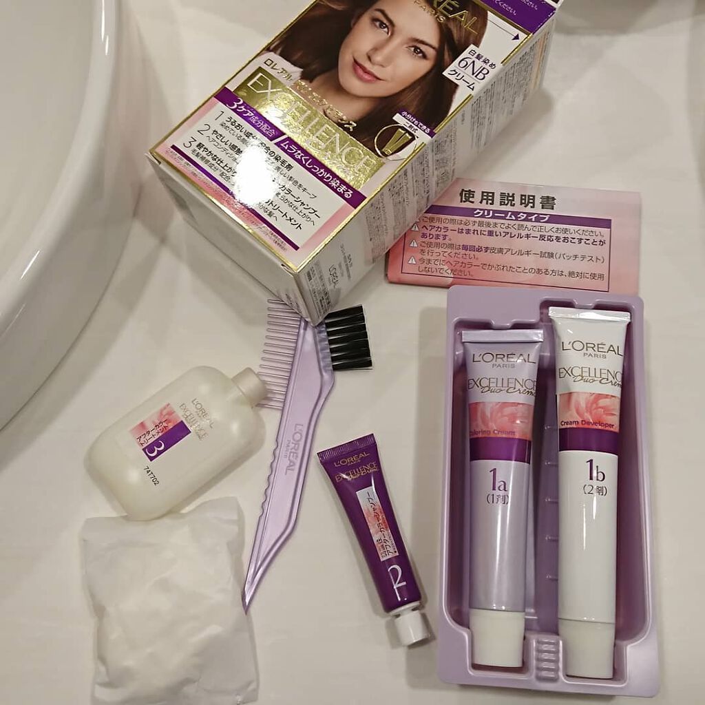 エクセランス R クリームタイプ /ロレアル パリ/ヘアカラーを使ったクチコミ(1枚目)