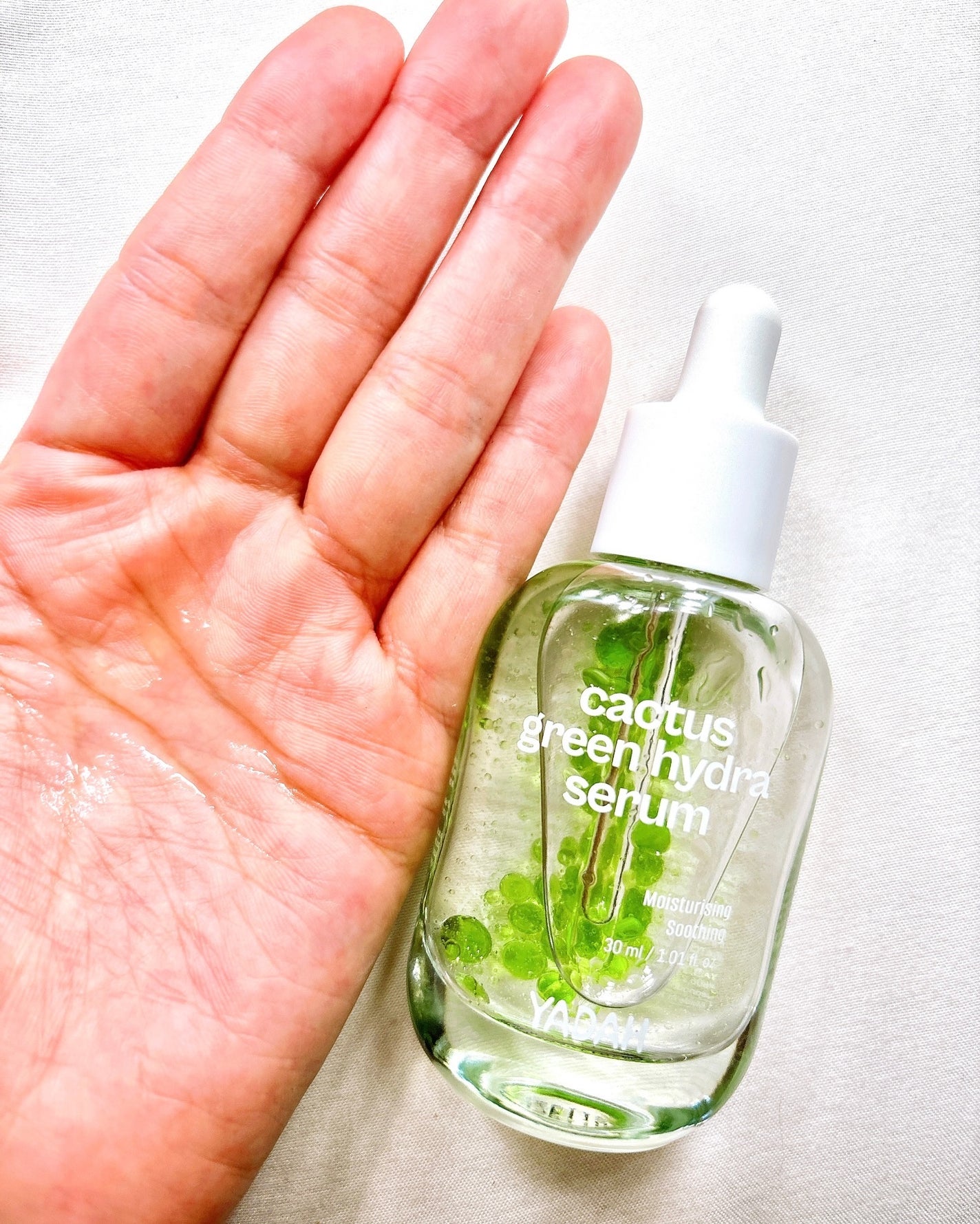 カクタスグリーンハイドラセラム/YADAH/美容液を使ったクチコミ(3枚目)