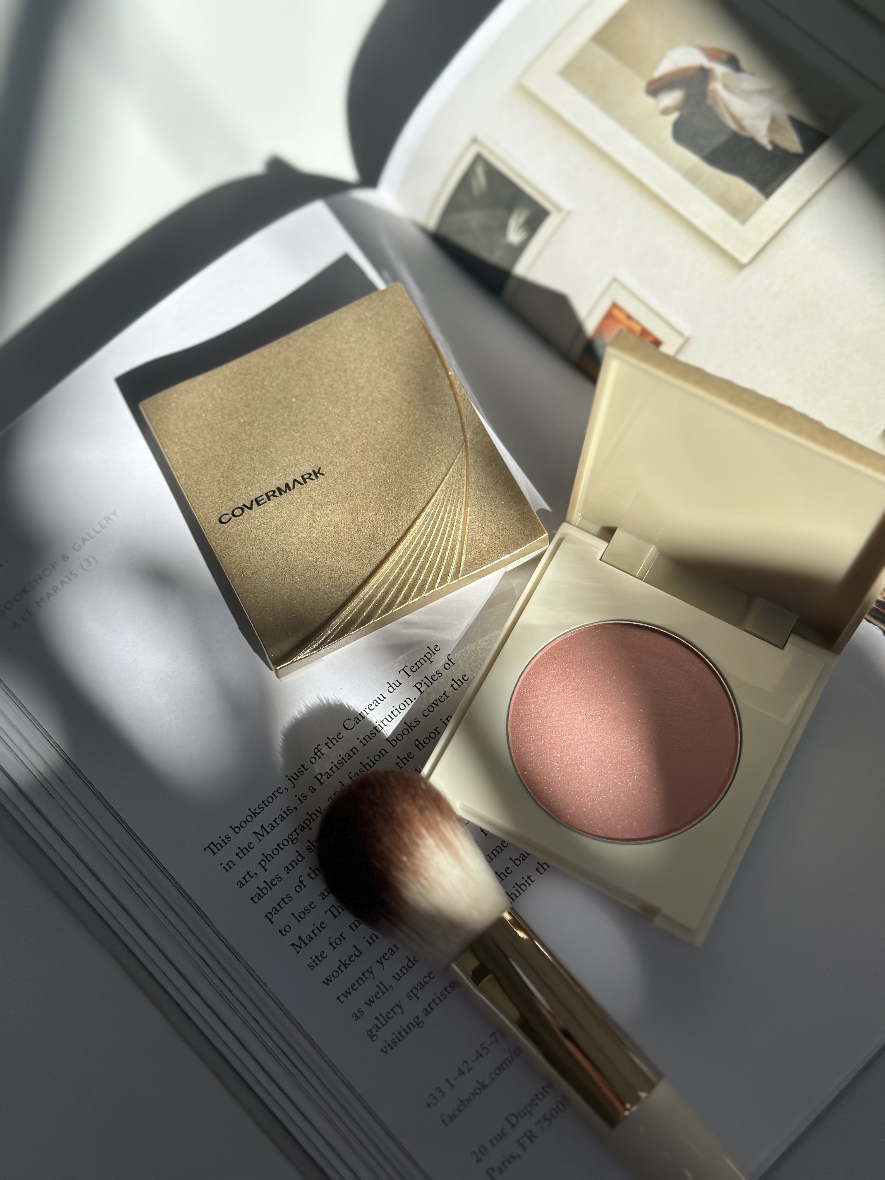 カバーマーク　ライティング カラー パウダー/COVERMARK/パウダーチークを使ったクチコミ（2枚目）