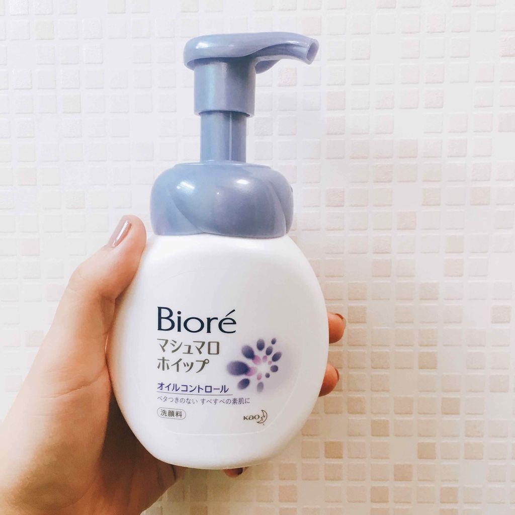 マシュマロホイップ オイルコントロール/ビオレ/泡洗顔を使ったクチコミ（1枚目）