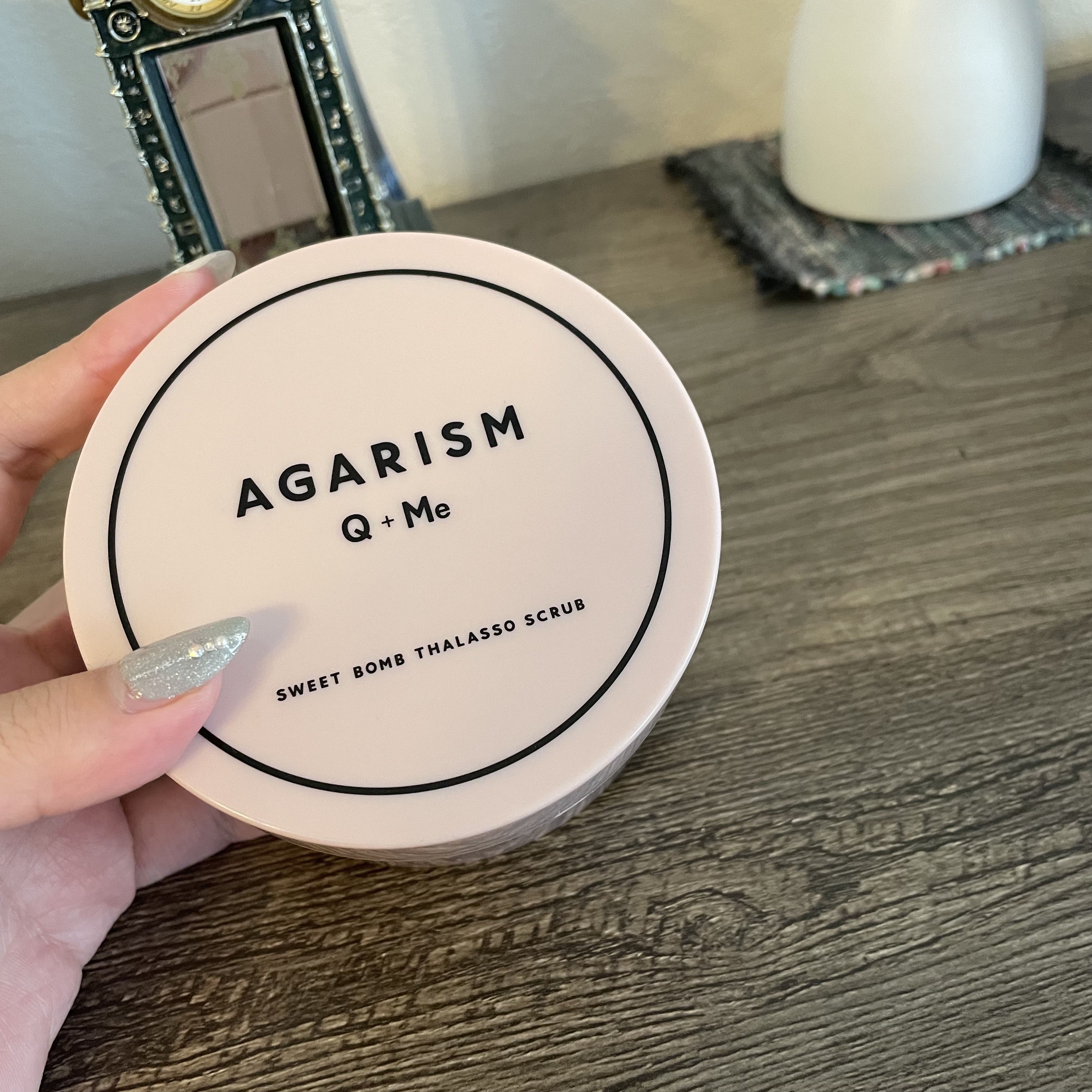 Q+Me スウィート ボム タラソ スクラブ/AGARISM/バスト・ヒップケアを使ったクチコミ（1枚目）