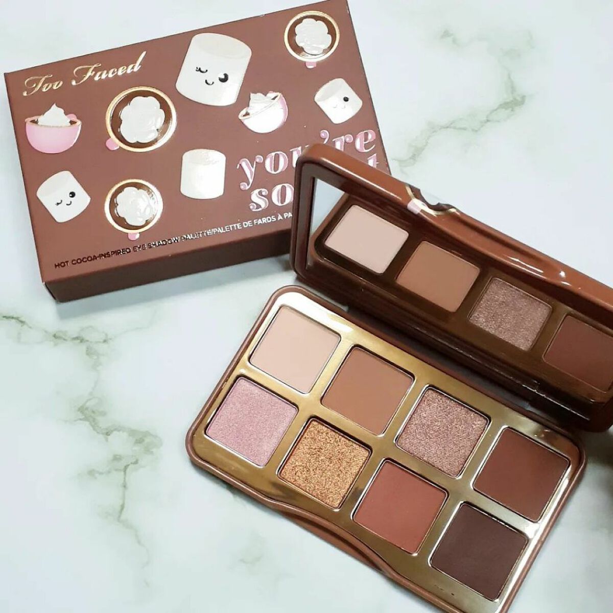 ユー アー ソー ホット ホット ココア アイシャドウ パレット/Too Faced/アイシャドウパレットを使ったクチコミ(1枚目)