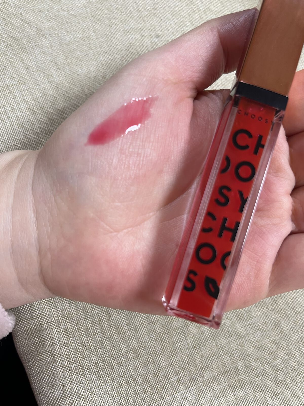 プランプカラーリップ/CHOOSY/リップグロスを使ったクチコミ（1枚目）