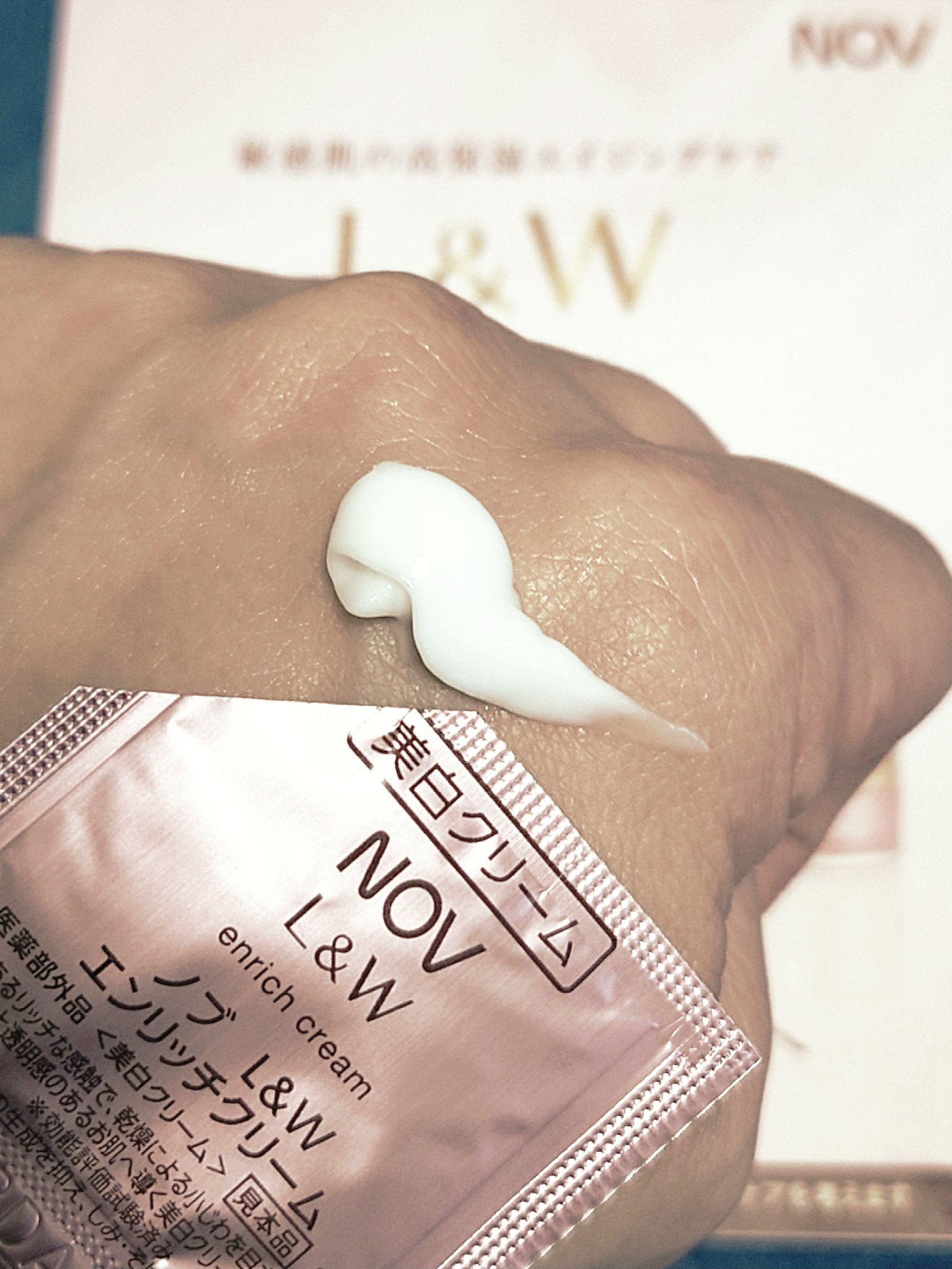 L＆W エンリッチクリーム/NOV/フェイスクリームを使ったクチコミ（2枚目）