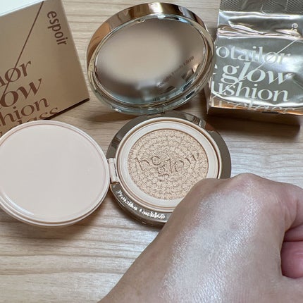 プロテーラービーグロウクッション ニュークラス/espoir/クッションファンデーションを使ったクチコミ(4枚目)