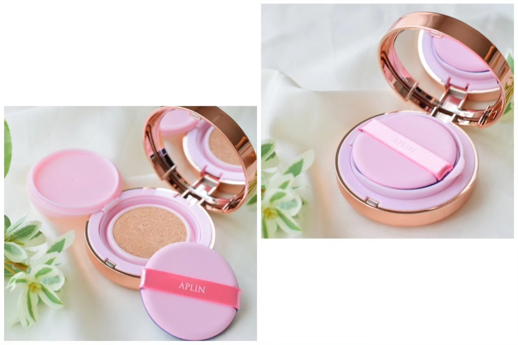 ピンクティーツリーカバーアップグロウクッション/APLIN/クッションファンデーションを使ったクチコミ（2枚目）