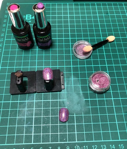 ジェルネイル(ライト対応)/セリア/ジェルネイルを使ったクチコミ(2枚目)