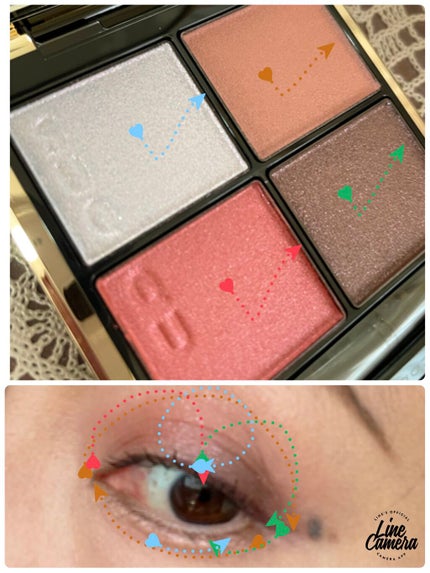 シグニチャー カラー アイズ/SUQQU/アイシャドウパレットを使ったクチコミ(3枚目)